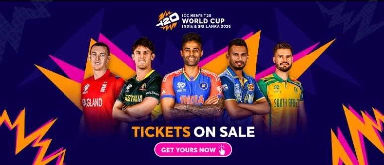 Open the Official ICC Ticket Portal