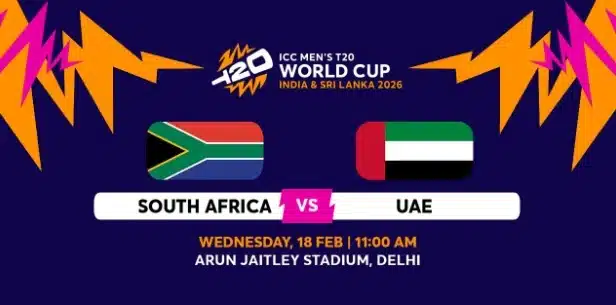 South Africa vs UAE T20 WC 2026 Tickets Online