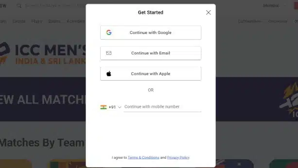 Sign In Or Create An Account