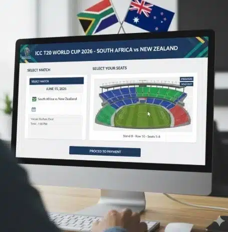 South Africa vs New Zealand Match And Seats