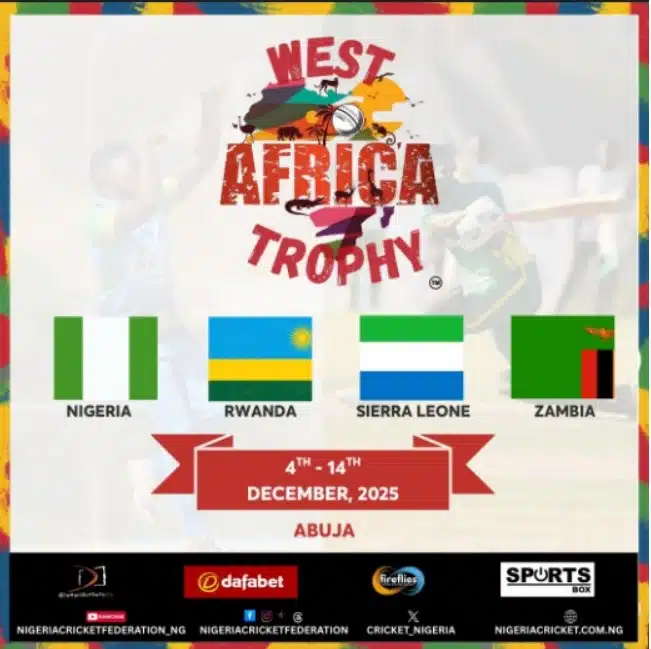 West Africa T20I Trophy 2025 Live Streaming
