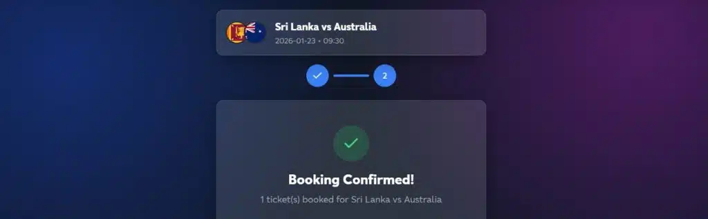 Confirm Booking Confirm Booking